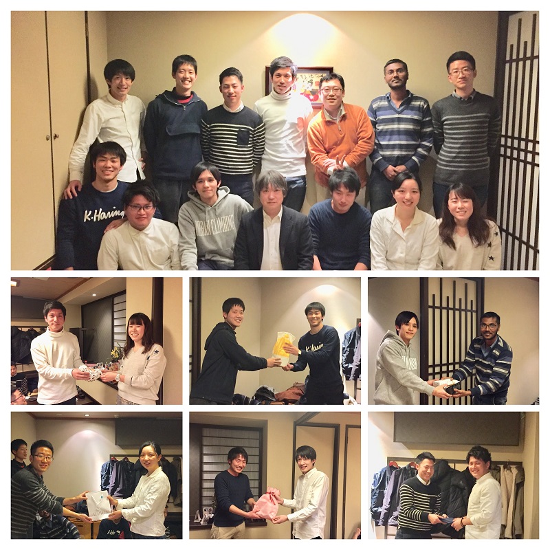 Farewell party for graduated students (2018.02.26)